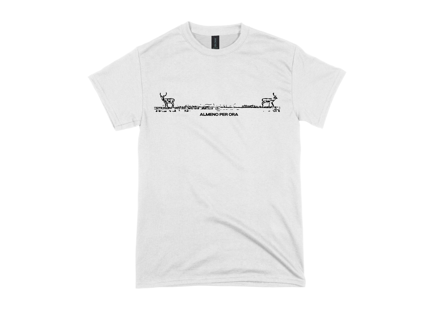 T-Shirt ALMENO PER ORA - Bianca