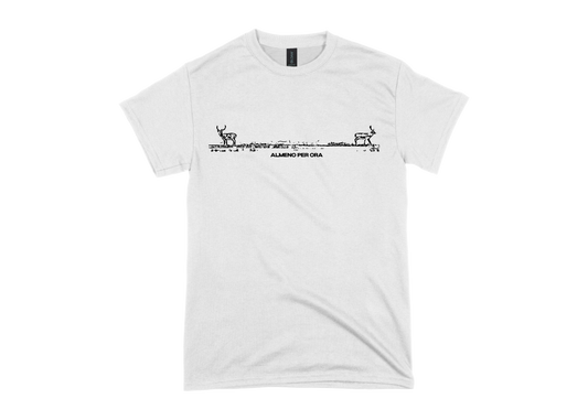 T-Shirt ALMENO PER ORA - Bianca