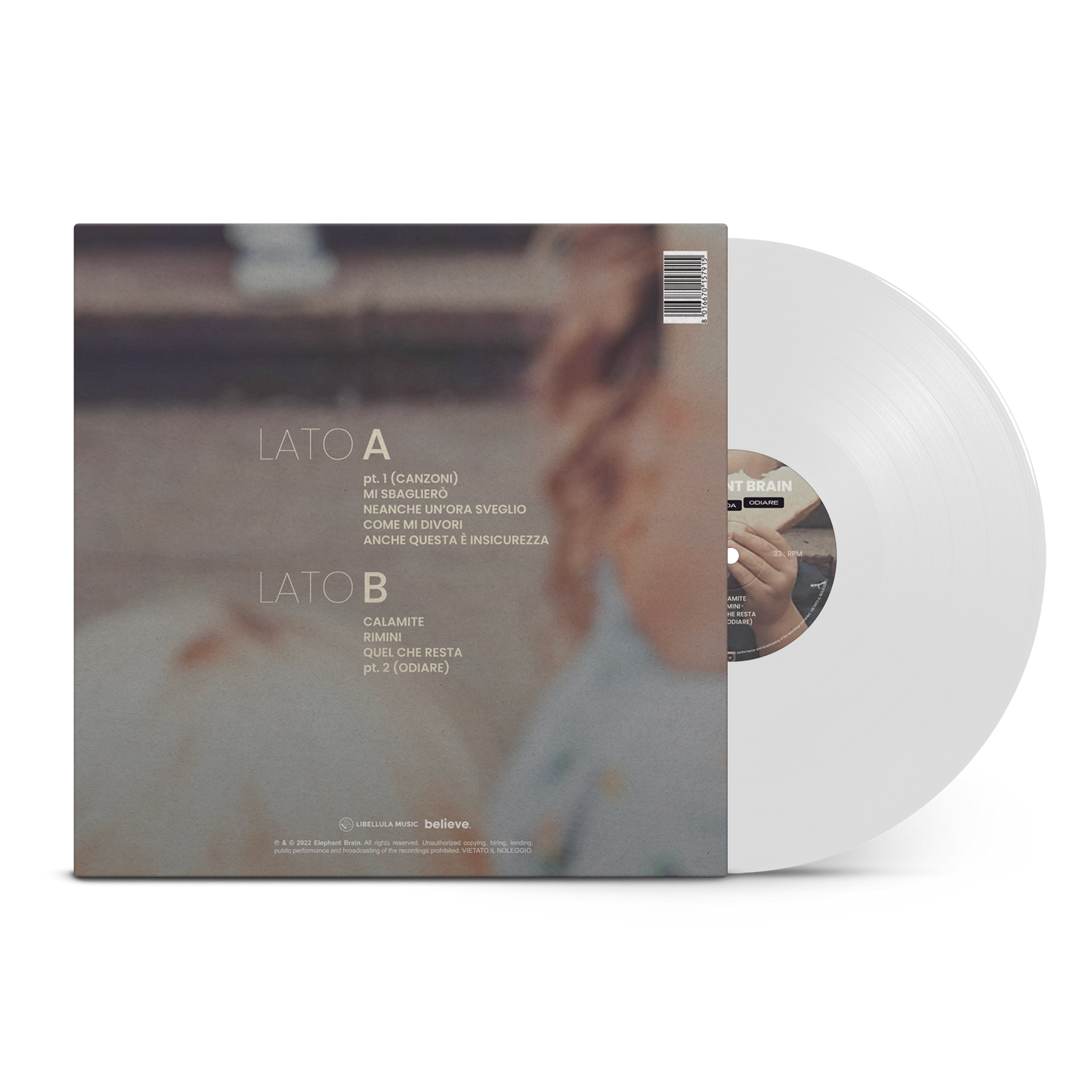 Canzoni da Odiare - LP Bianco - Limited Edition